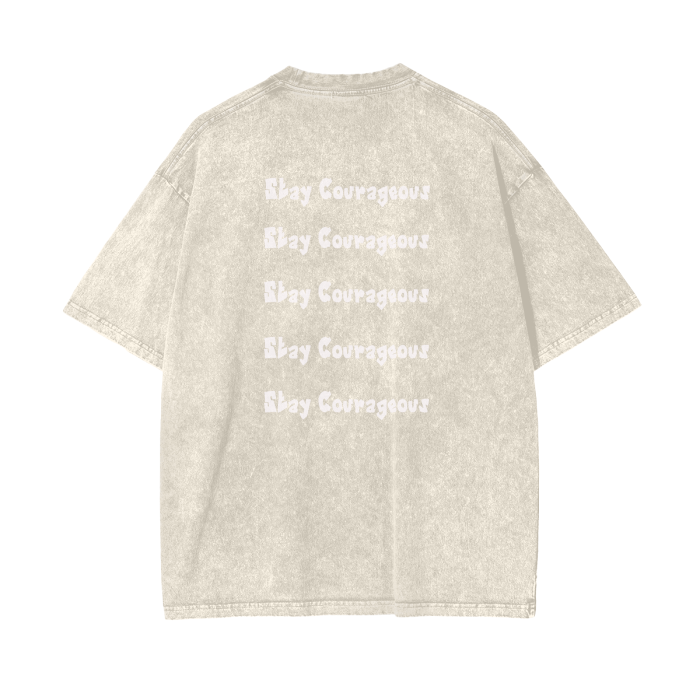 Stay Courageous Oversized Tee