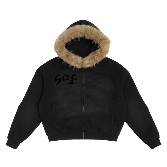 SOF Detachable Fur Hoodie